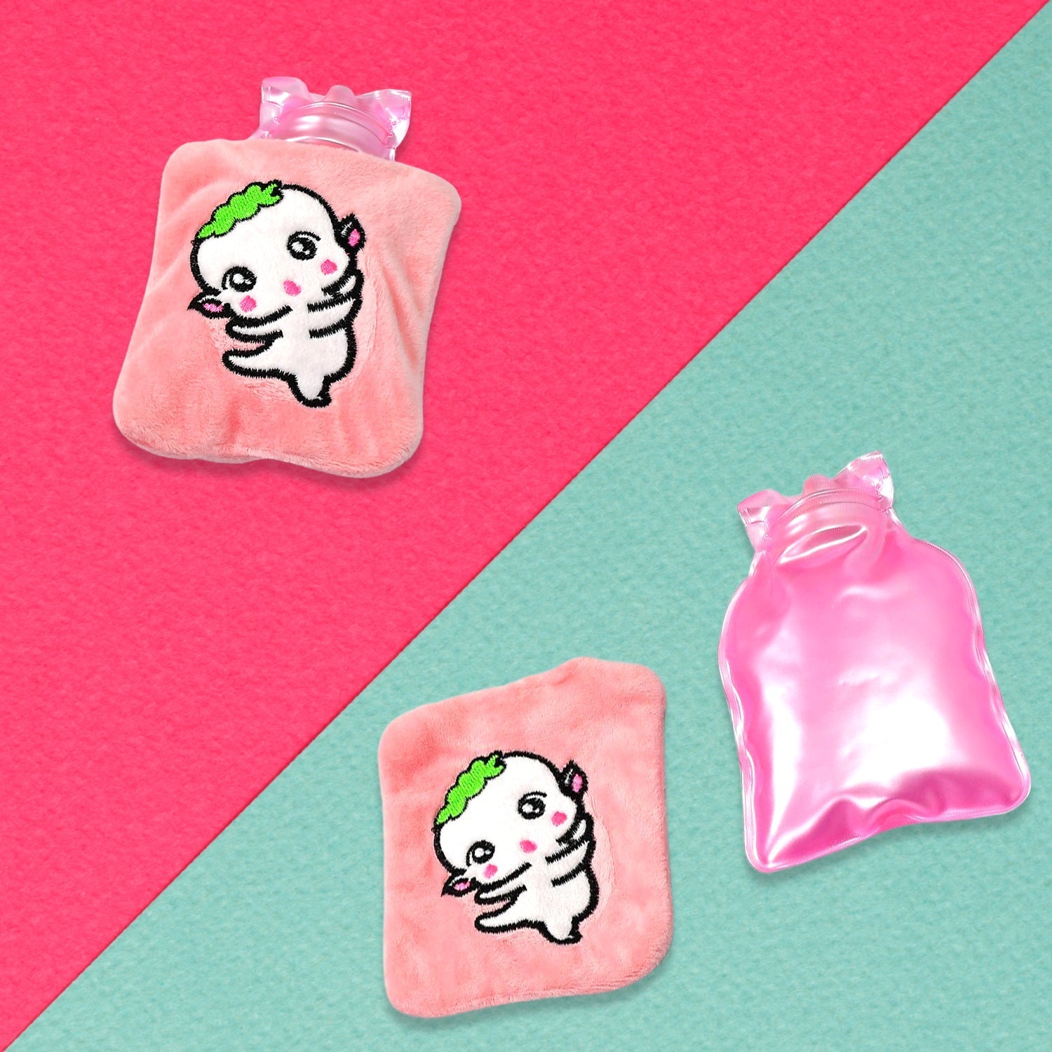 6532 Pink Cartoon small Hot Water Bag with Cover for Pain Relief, Neck, Shoulder Pain and Hand, Feet Warmer, Menstrual Cramps. 6532 Pink Cartoon small Hot Water Bag with Cover for Pain Relief, Neck, Shoulder Pain and Hand, Feet Warmer, Menstrual Cramps.